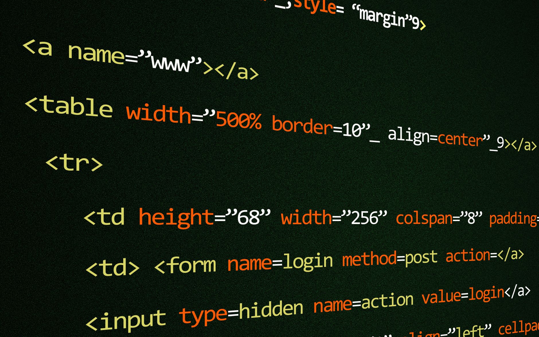 HTML code on a dark screen representing overlapping WordPress plugin conflicts