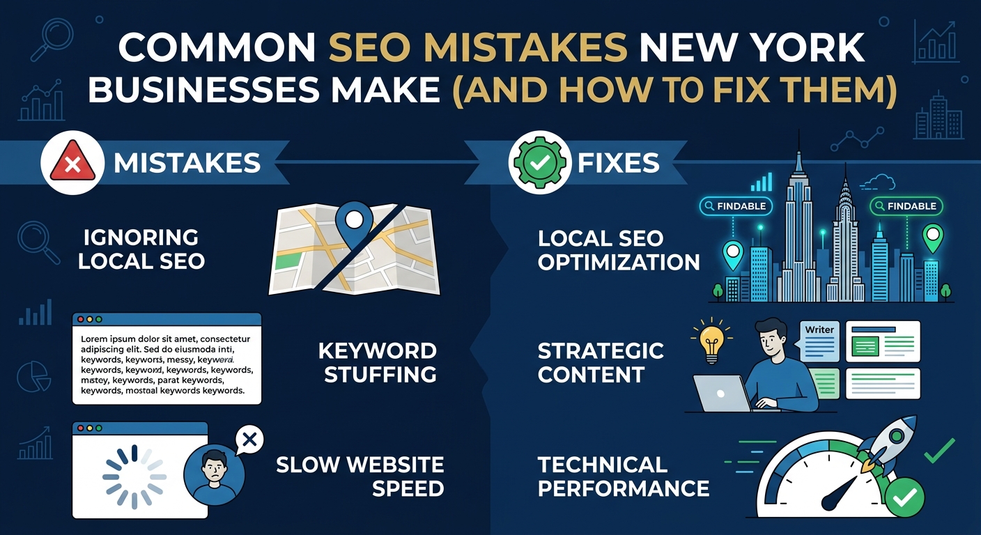 Common SEO Mistakes New York Businesses Make (and How to Fix Them)