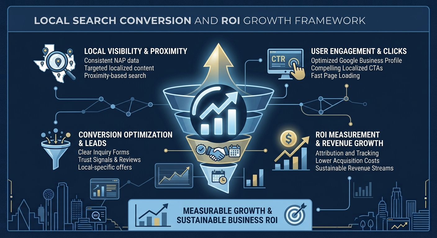 Local Search Conversion and ROI Growth Framework