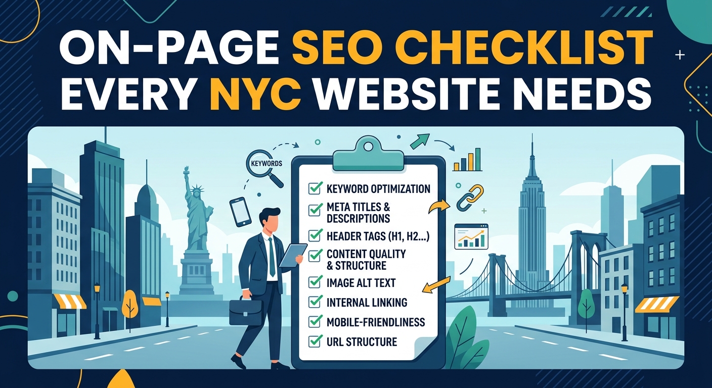 On-Page SEO Checklist Every NYC Website Needs