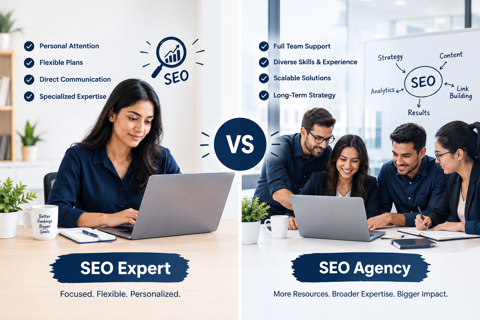 SEO Expert vs Agency