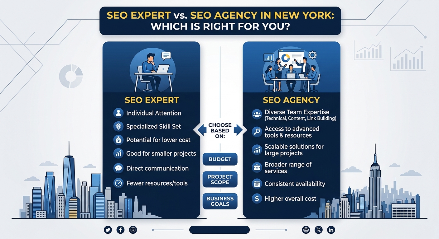 SEO Expert vs. SEO Agency in New York Which Is Right for You